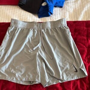 Nike Light Gray Sports Shorts
